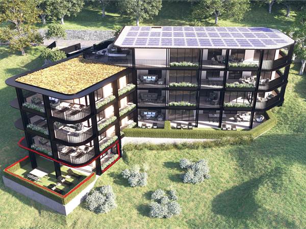 Pregassona:3.5 Locali con Giardino