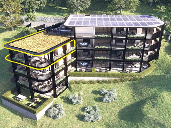 PPP7 - Pregassona: Super Attico 5.5 Locali con Terrazza Panoramica