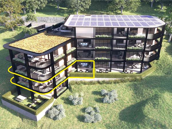 PPP2 - Pregassona: 5.5 Locali con Terrazza grande e Giardino privato