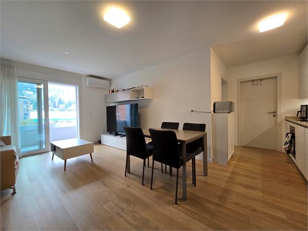 Moderne 2.5-Zimmer-Wohnung mit Terrasse – Minergie-Residenz in Agno