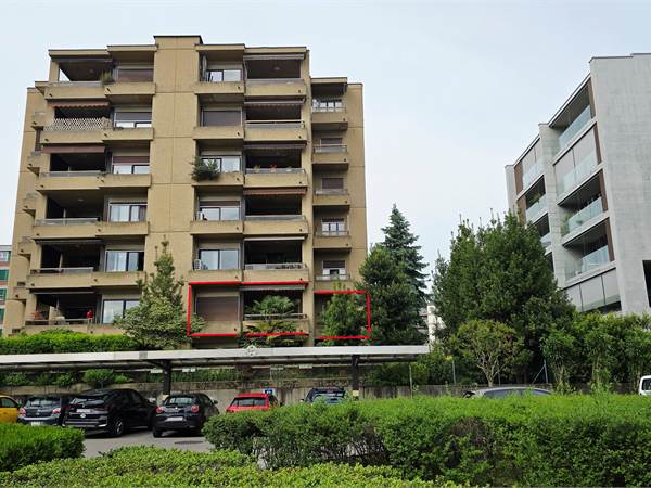 Ampio 2.5 locali ristrutturato a nuovo con grande terrazza e doppi posteggi