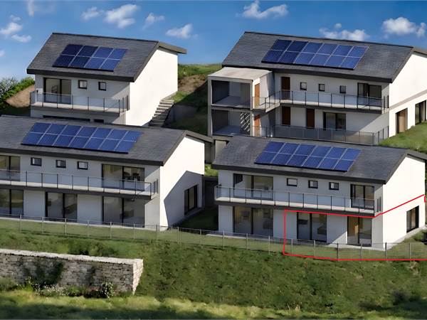 Élégant appartement de 3.5 pièces avec jardin privatif et superbe vue sur la vallée